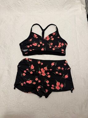 Victoria's Secret PINK Gym to Swim Bra and Short  Small New Without Tags